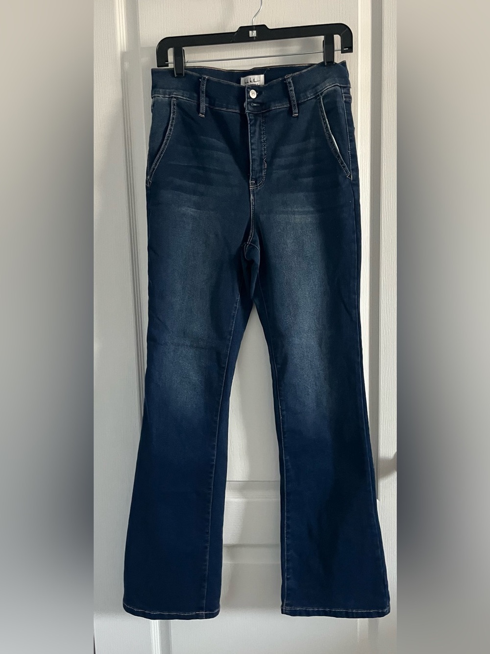 Nicole Miller Dark Blue Flare Jeans
